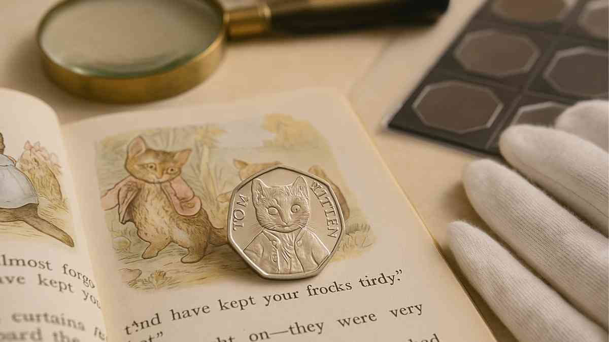 Tom Kitten 50p Coin