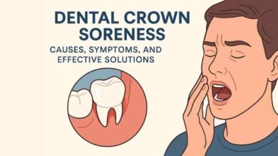 dental crown soreness