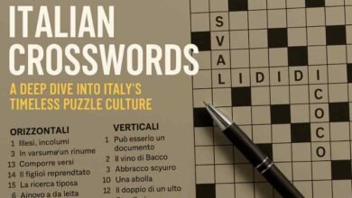 italian crosswords