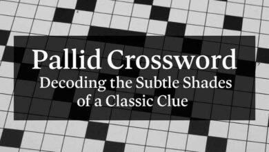 pallid crossword