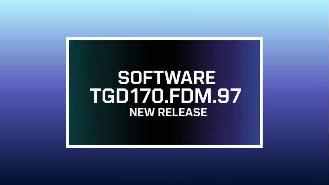 software tgd170.fdm.97 new release