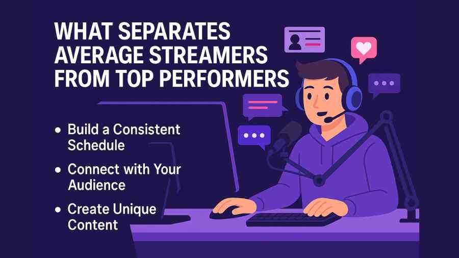 What Separates Average Streamers from Top Performers