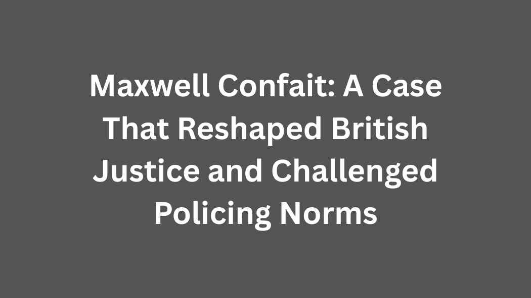 maxwell confait