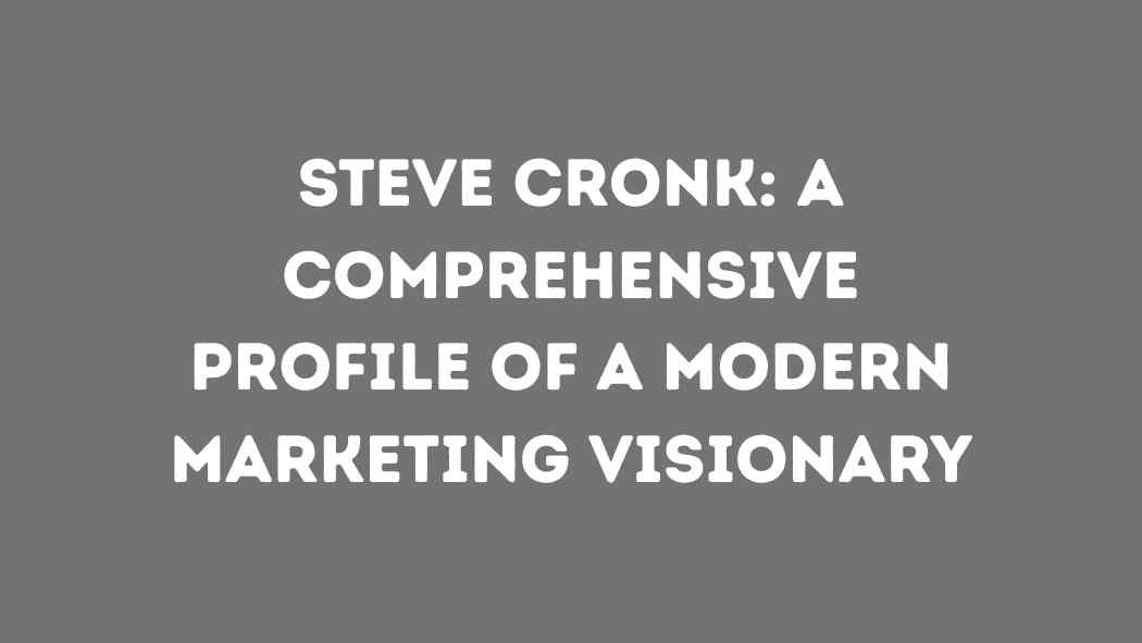 steve cronk