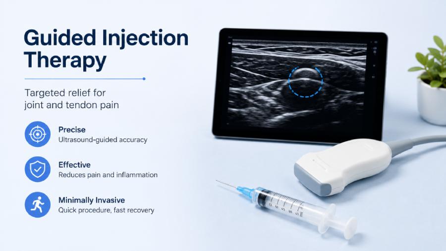 Guided Injection Therapy: A Minimally Invasive Way to Manage Joint and Tendon Pain